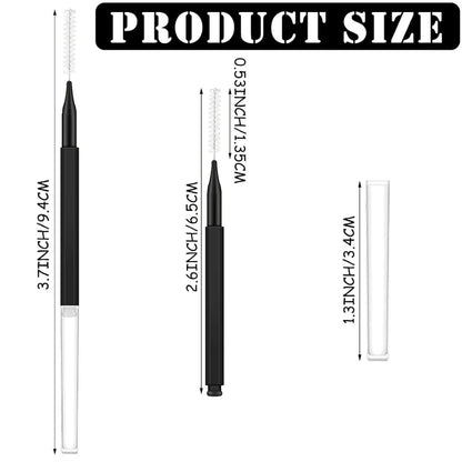 5/10/50PCS Mini Eyebrow & Lash Brushes – Disposable Bendable Brow Perm & Micro Eyelash Applicator Tools
