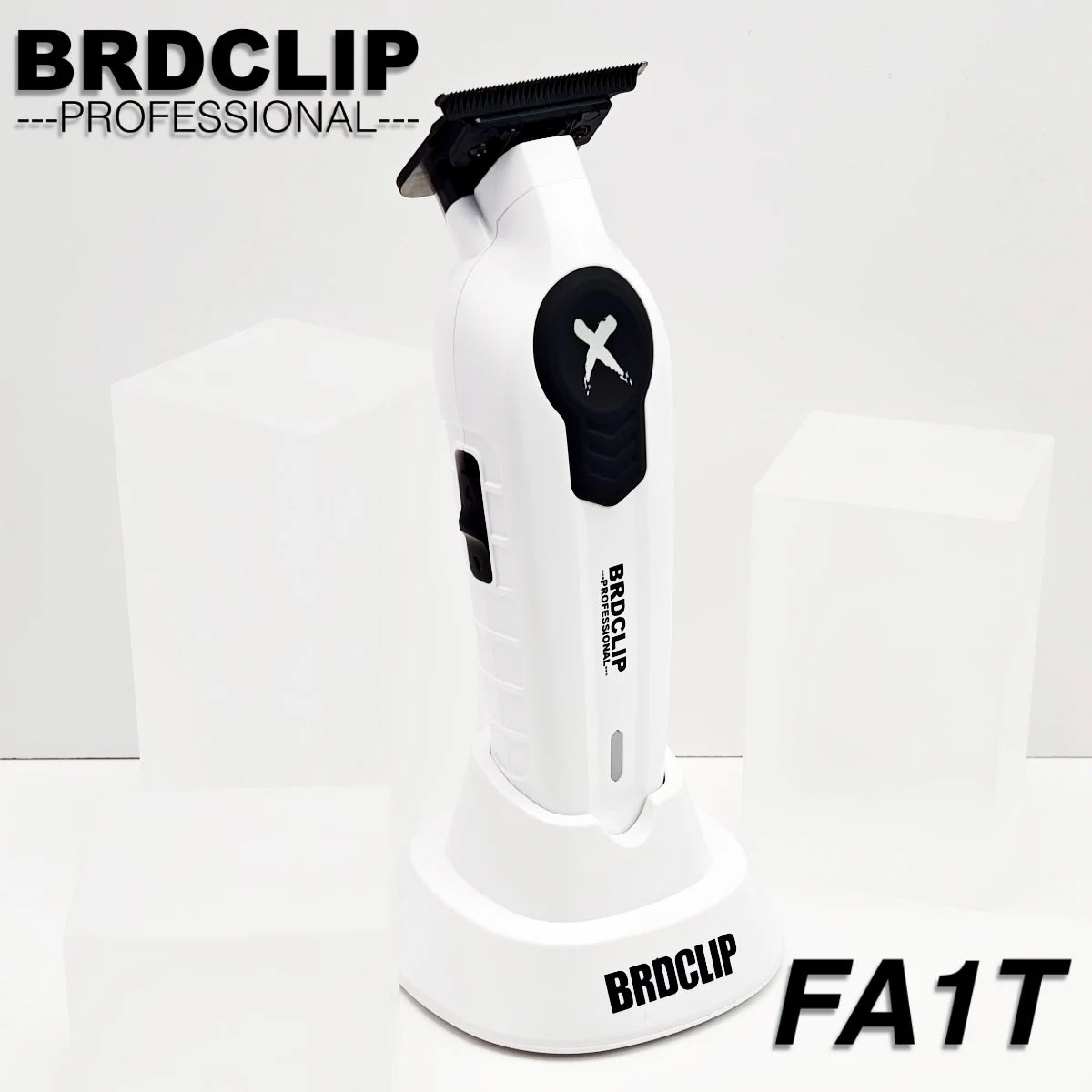 BRDCLIP X Series FA1T Professional Hair Trimmer – 7700RPM Electric Clipper with DLC Blade for Men & Barber Shop Use