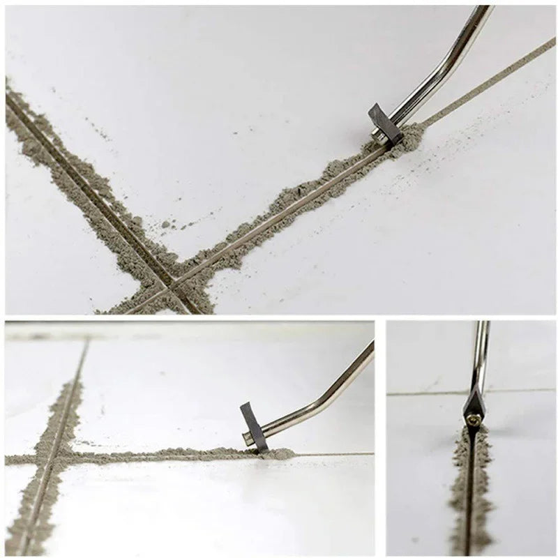 Replaceable Ceramic Tile Grout Remover – Tungsten Steel Drill Bit for Floor & Wall Seam Cleaning