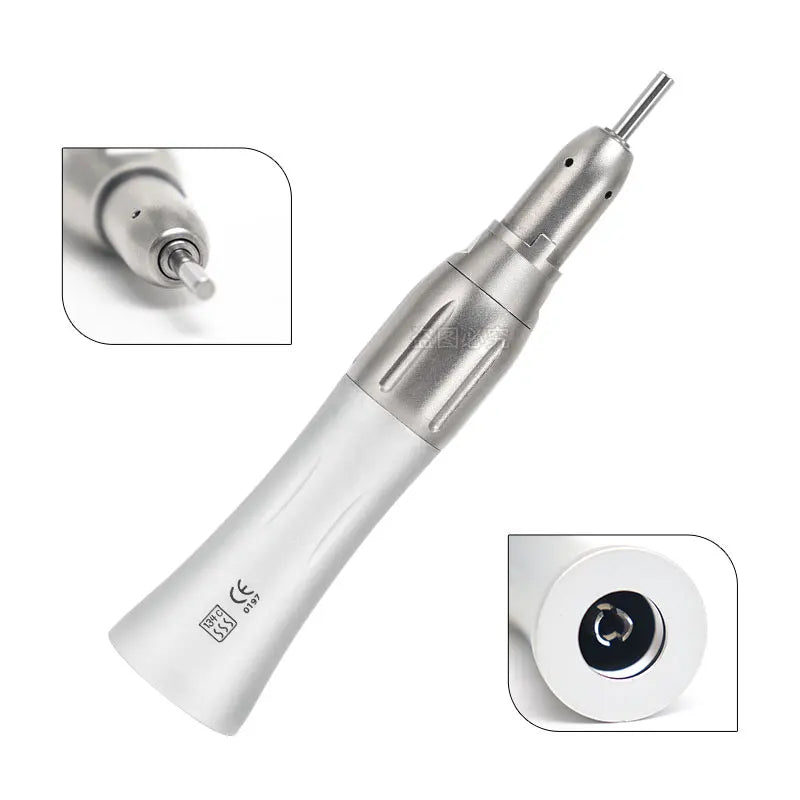 Dental Slow Speed Handpiece — Straight Contra Angle for Air Turbine, Micromotor Polishing & Lab Equipment