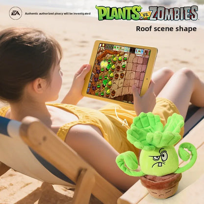 Plants vs. Zombies 2 Plush Toys - Sunflower and Peashooter Potted Plant Dolls, Soft Pillow Toys and Gifts for Teens