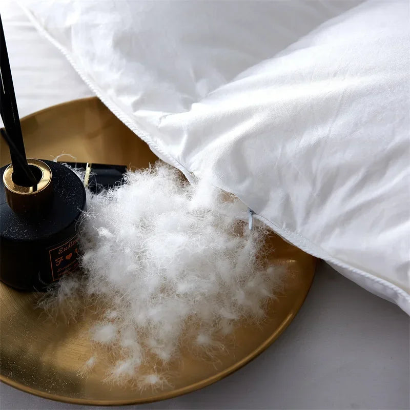 Feather Goose Down Duvet – Warm Winter Thick Quilts, Down-Filled Comforters for Single, Double, Queen & King Size Beds