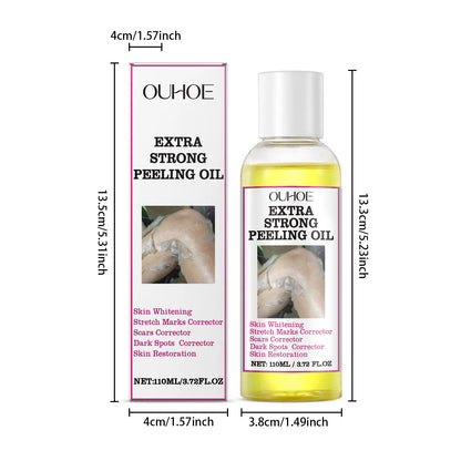 30/110ml Super Strength Body Peeling Oil — Brightening, Moisturizing & Exfoliating Skin Care Oil