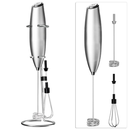 Powerful Electric Milk Frother — Handheld Mini Whisk for Coffee, Latte & Cappuccino, Kitchen & Household Tool