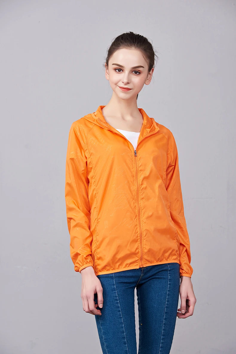LNGXO Unisex Waterproof Hiking Jacket – Quick Dry Camping Windbreaker, Trekking, Fishing, Anti-UV Rain Coat for Men & Women