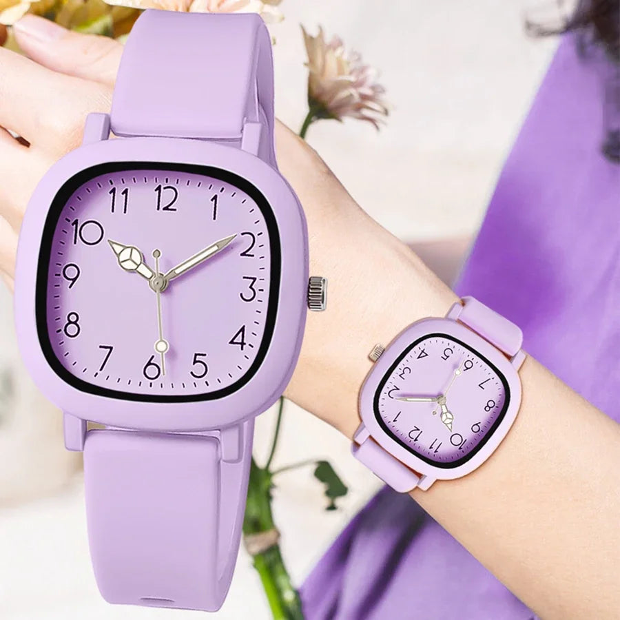 Fashion Women’s Silicone Quartz Watch – Ladies Wristwatch Gift for Christmas & Valentine’s Day