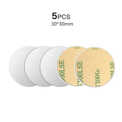 Metal Plate Discs for Magnetic Phone Holder – Round Iron Sheets for Car Mount Accessories (1/3/5 Pack)