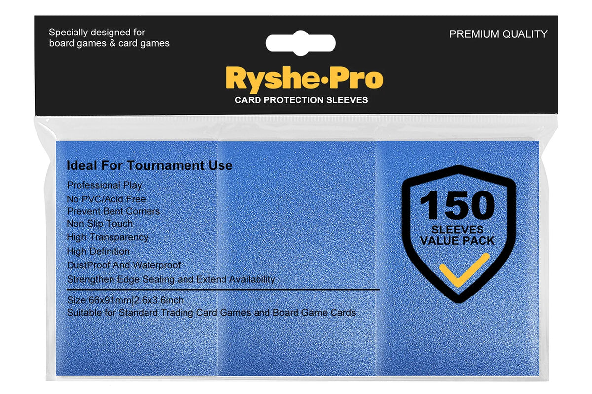 100Pcs 66×91mm Trading Card Sleeves - Soft Penny Sleeves for MTG, Yu-Gi-Oh! & Baseball Cards