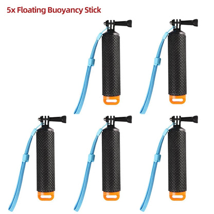 GoPro Floating Hand Grip Waterproof Handle & Selfie Stick - For GoPro Hero 13/12/11/10/9/8/7/6/5, Insta360 X4/X3, DJI Action 4/3