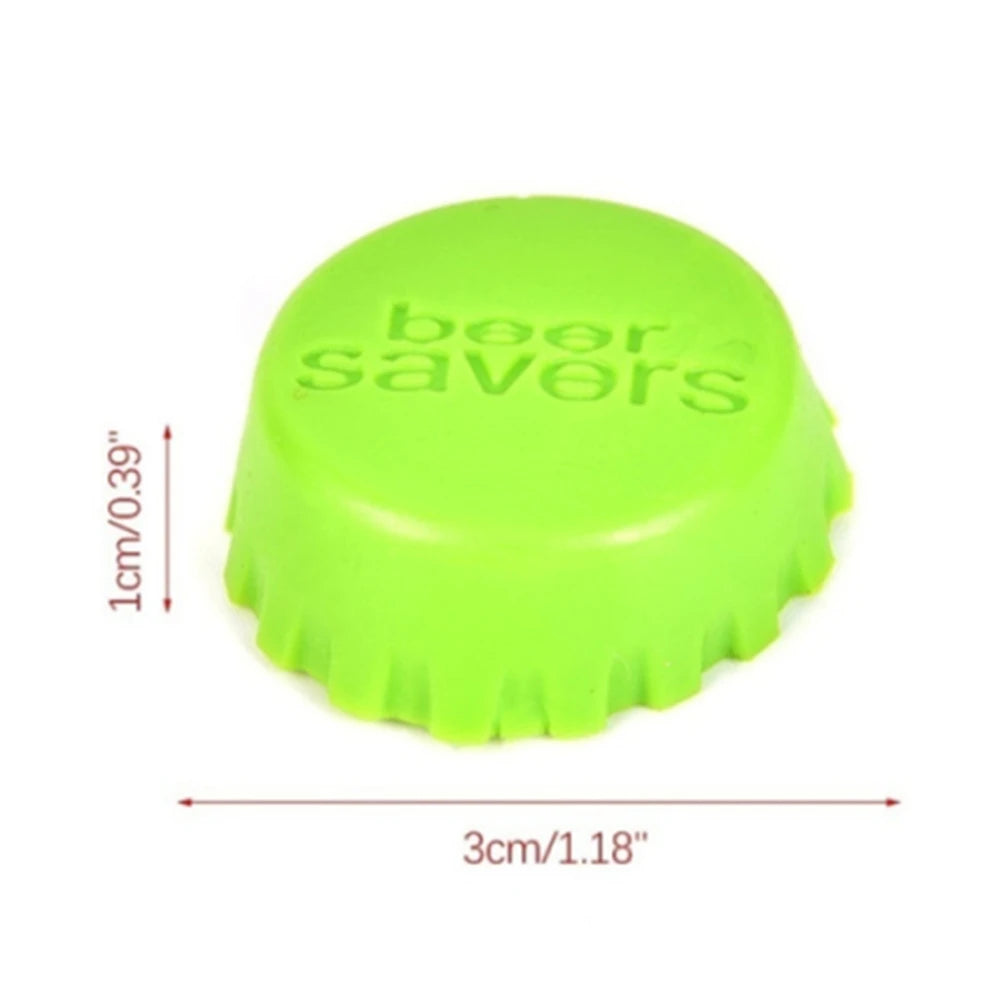6/12/24/30pcs Reusable Silicone Bottle Caps - Fresh-Keeping Sealed Stopper for Beer, Vinegar, & Soy Sauce Bottles
