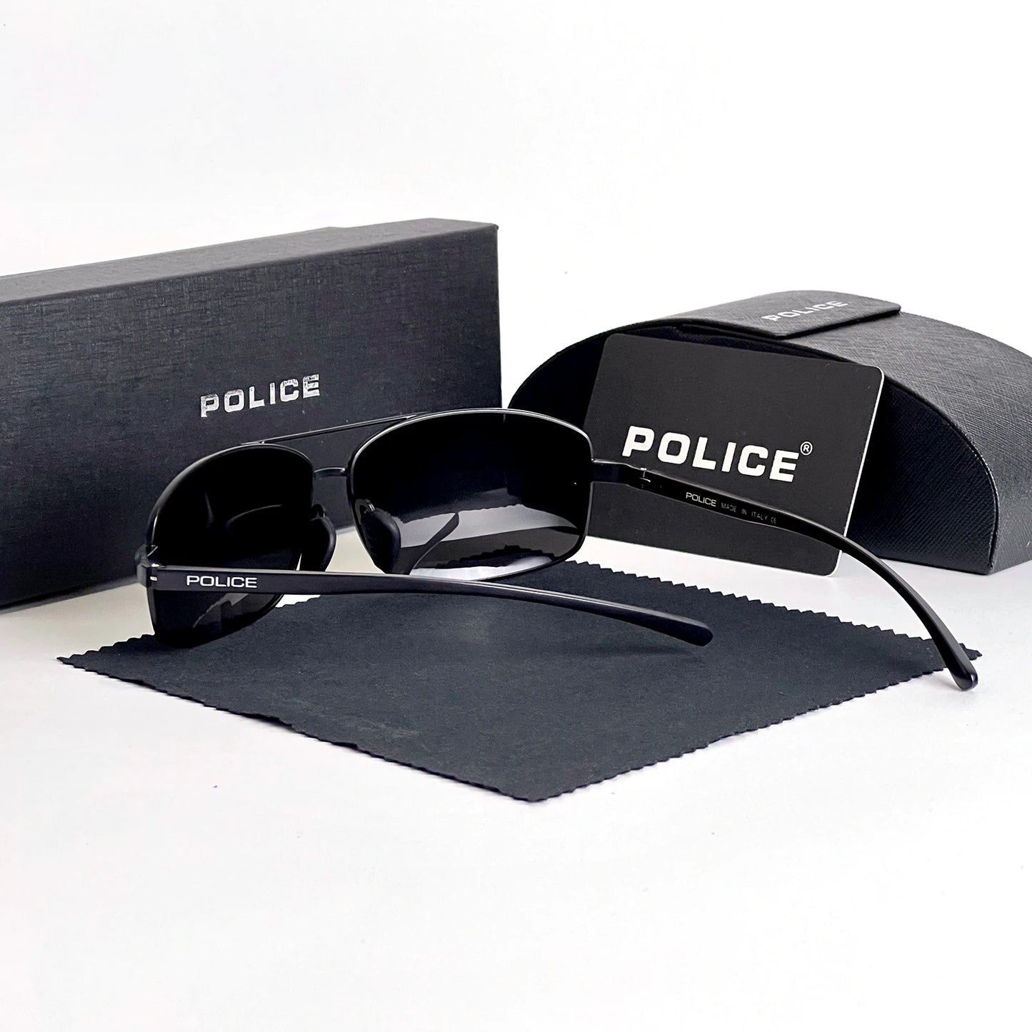 Luxury Policer Polarized Sunglasses for Men – Classic Pilot Style UV400 Protection, High-Quality Eyewear 6247