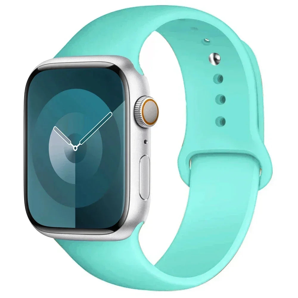Silicone Sport Band for Apple Watch — Fits Ultra 2/3 & Series 11–SE (40–49mm)