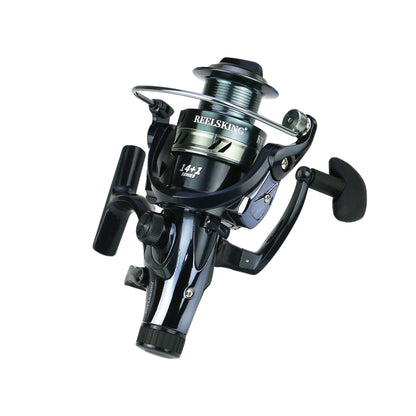 8-25KG Fishing Spinning Reel - 14+1BB Carp Reel with Double Brake Metal Spool for Saltwater Fishing