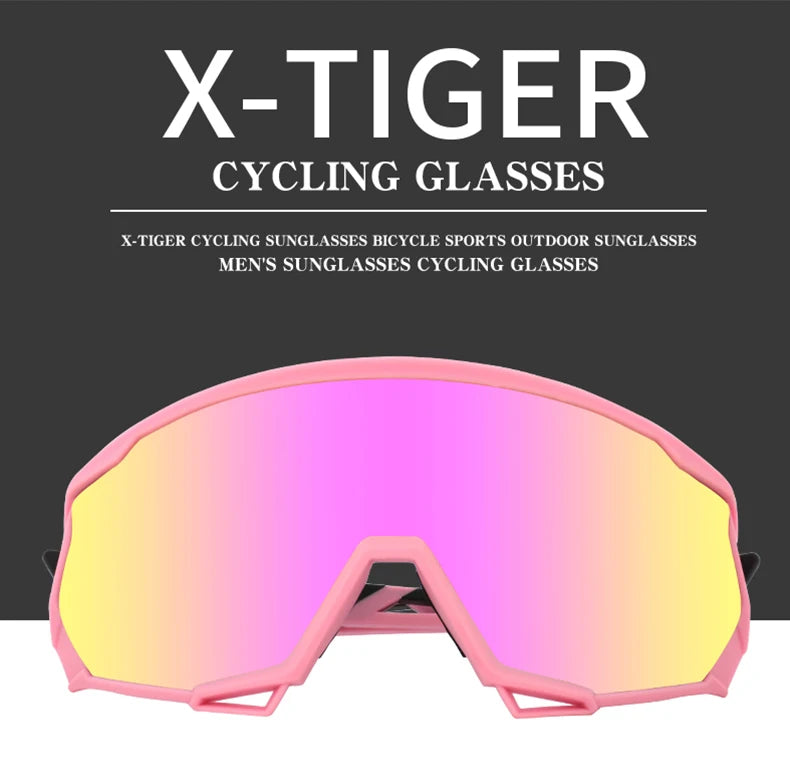 X-TIGER Polarized Cycling Glasses — Photochromic MTB & Road Bike Sunglasses for Sports