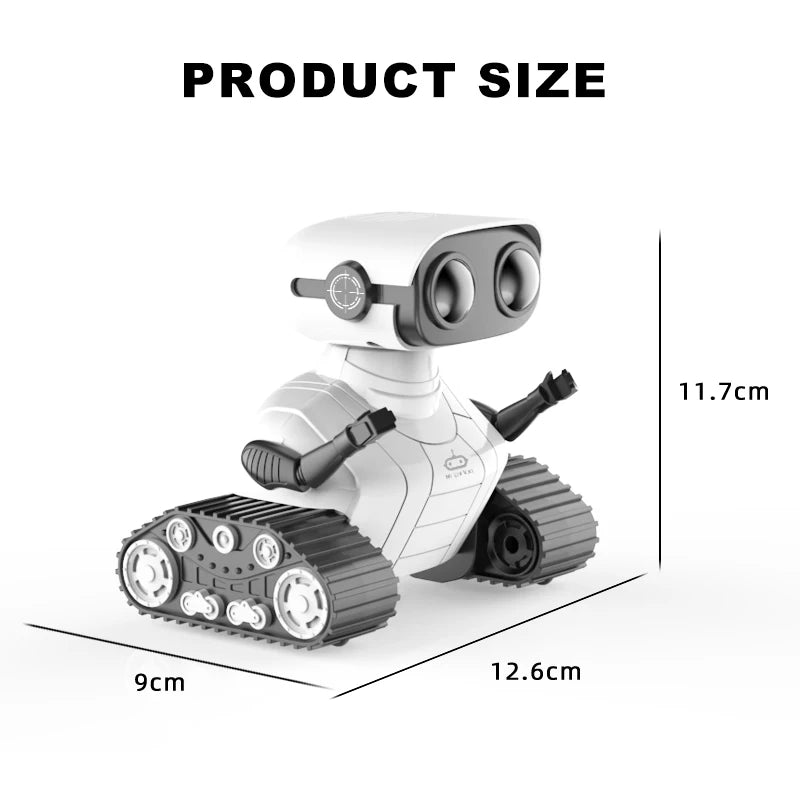 Ebo Rechargeable RC Robot Toy – Remote Control Robot with Music & LED Eyes, Fun Gift for Boys & Girls