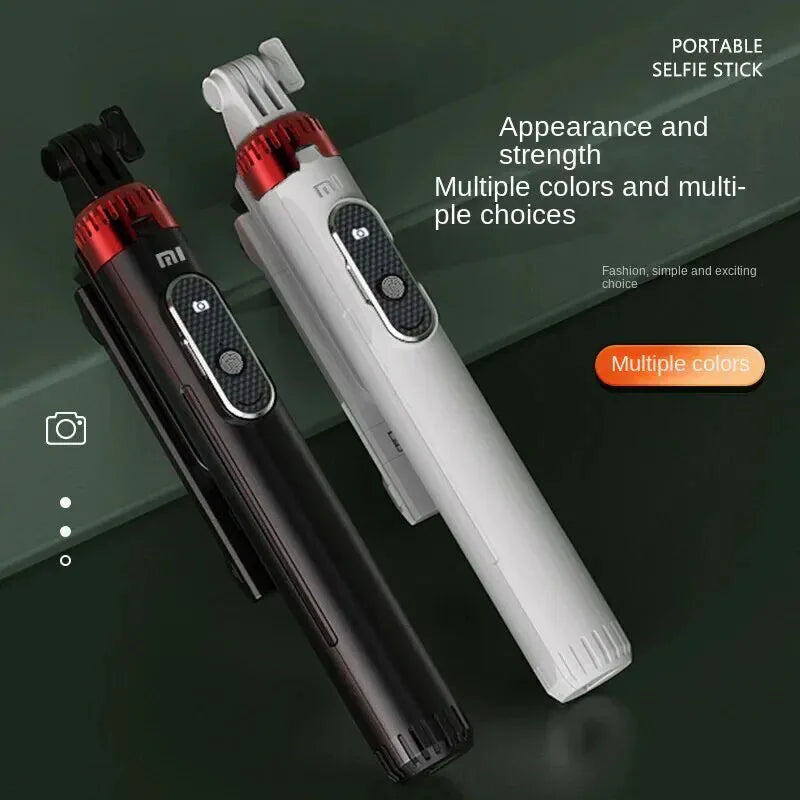 Xiaomi Tripod Selfie Stick – Bluetooth Mobile Tripod Stand with Remote Control, Ring Light & Telescopic Rod