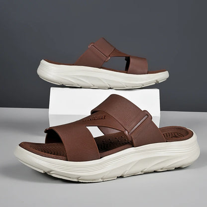 Men’s Summer Sandals - Lightweight Thick Sole Non-Slip Casual Walking Shoes