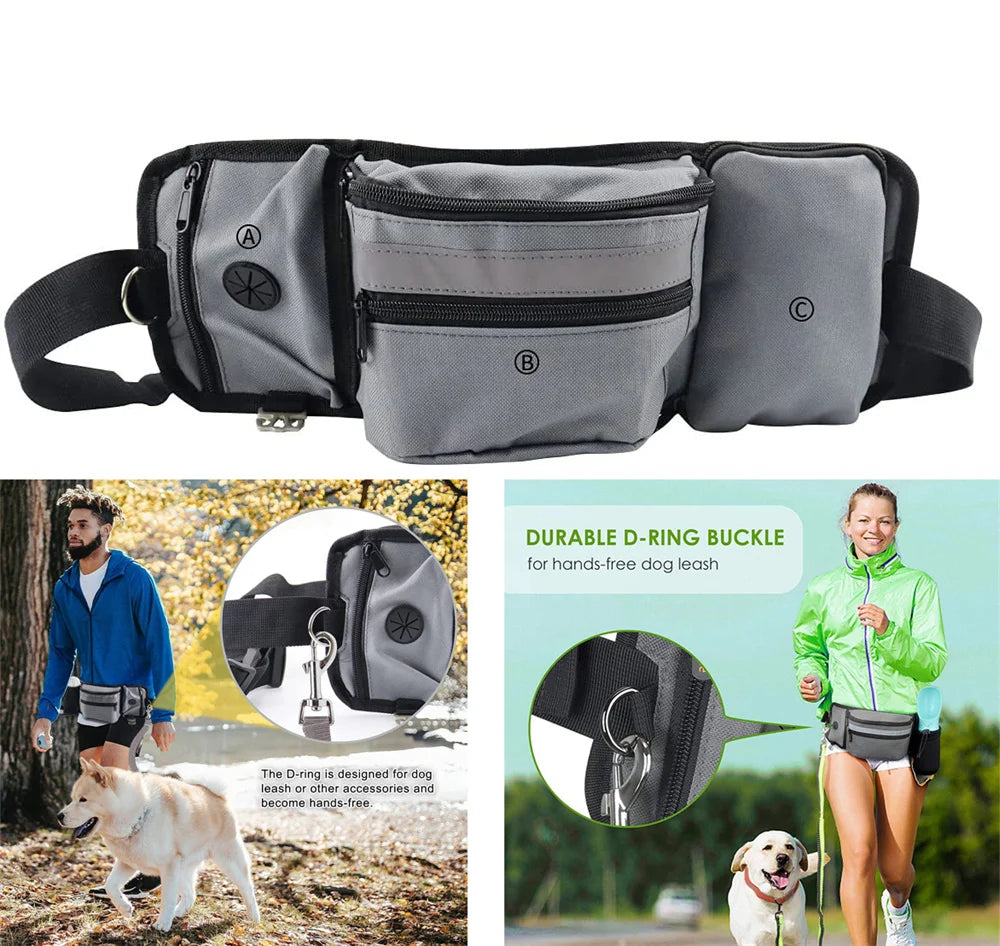 Pet Dog Training Treat Bag - Portable Waist Pouch for Snacks, Feeding & Outdoor Walking