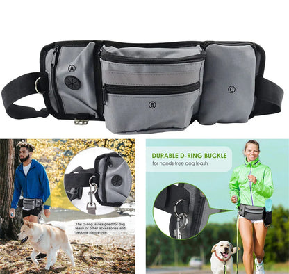 Pet Dog Training Treat Bag - Portable Waist Pouch for Snacks, Feeding & Outdoor Walking