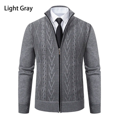 2023 Autumn & Winter Cashmere Padded Sweater Coat - Warm Casual Men’s Knitted Jacket