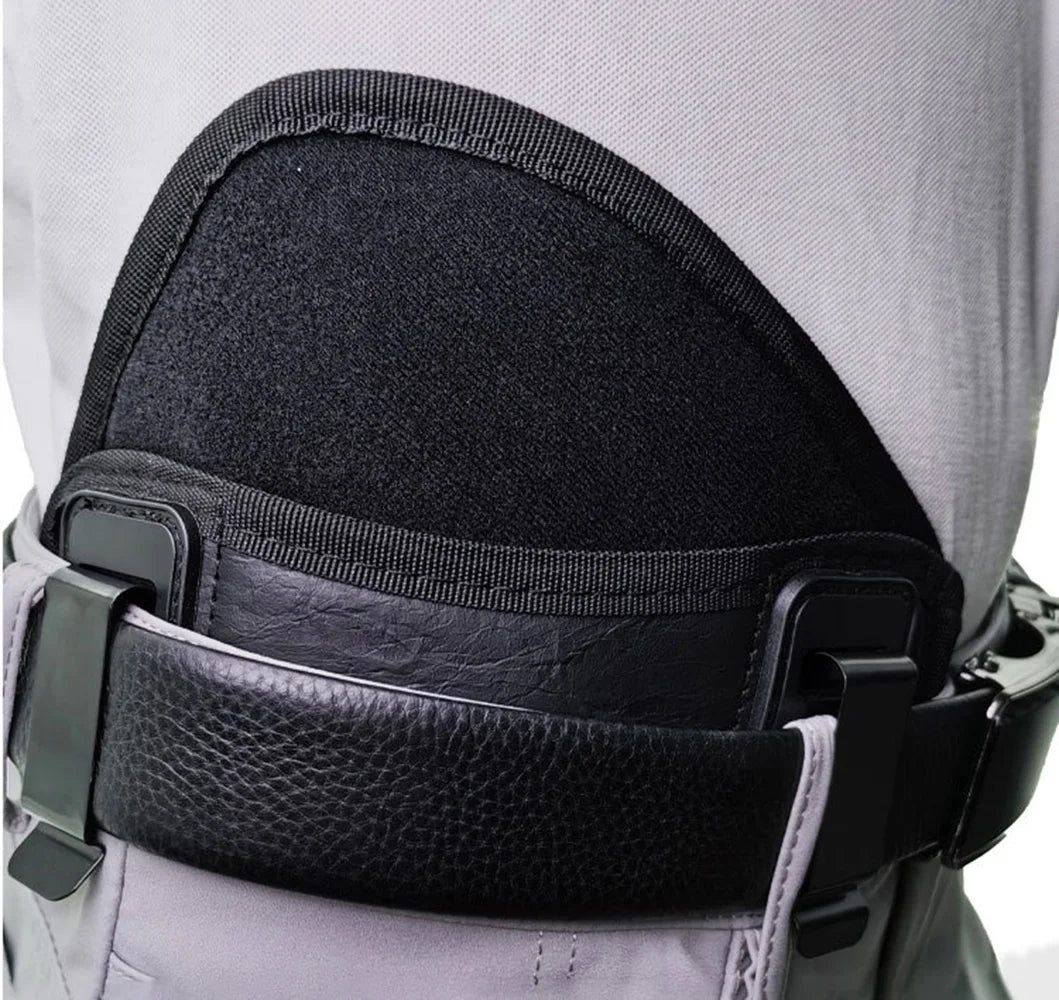 DIZETION Tactical PU Leather Gun Holster - Concealed Carry Pistol Pouch for Glock, Sig Sauer, Beretta & More