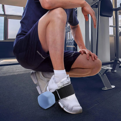 Ankle Weights for Dumbbell Foot Strap Workout - Tibialis Trainer for Knee Raises, Hamstring Lift, Calves, Shins - Fitness Equipment