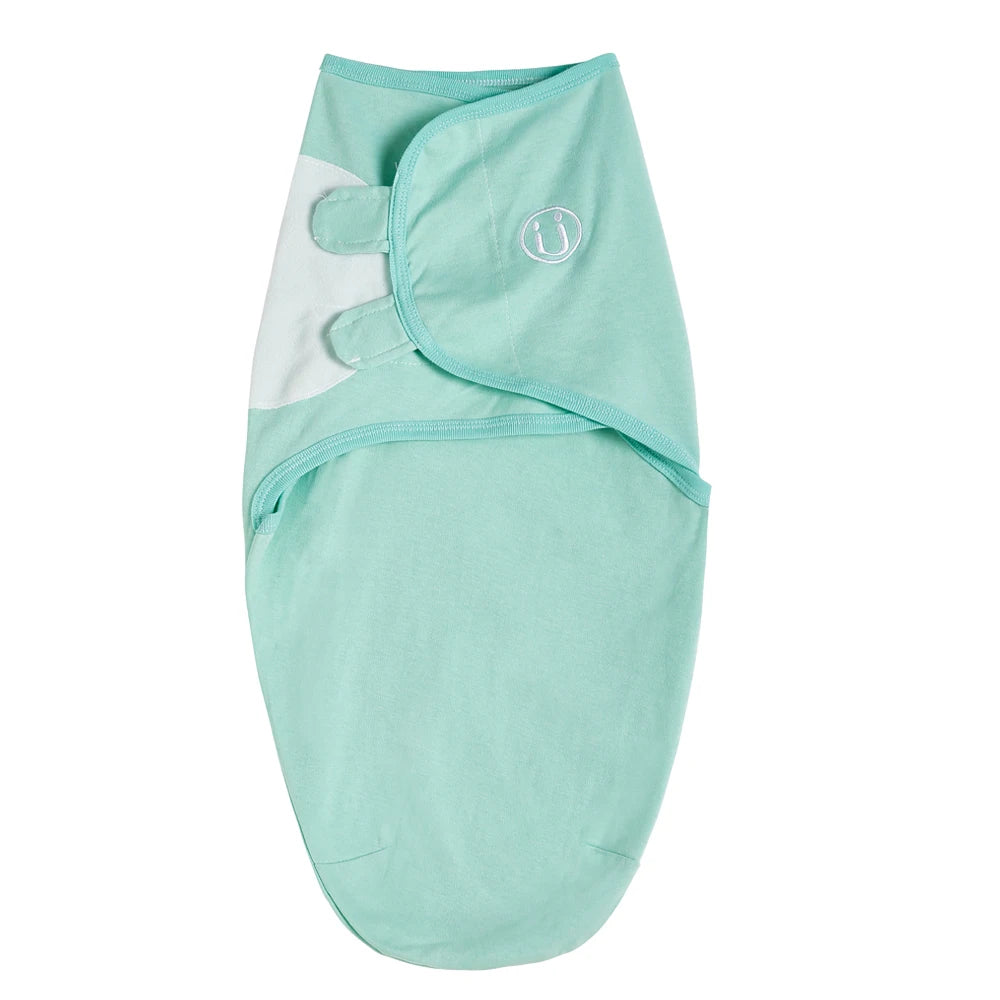 100% Cotton Newborn Swaddle Sleep Sack – Thick Infant Baby Wrap Cocoon Diaper Bag (INSULAR Summer)