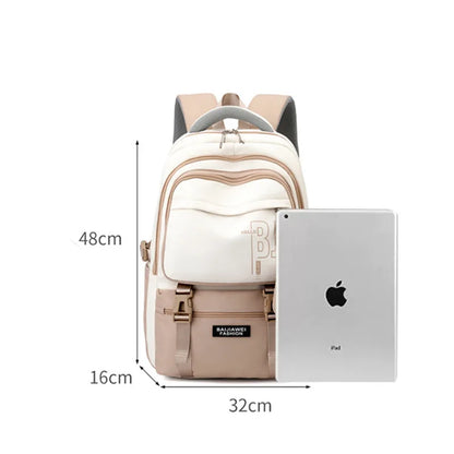 BAIJIAWEI Girls Waterproof School Bag with Purse – Printing Design, Ideal for Teenage Girls and Children – Durable Backpack for School