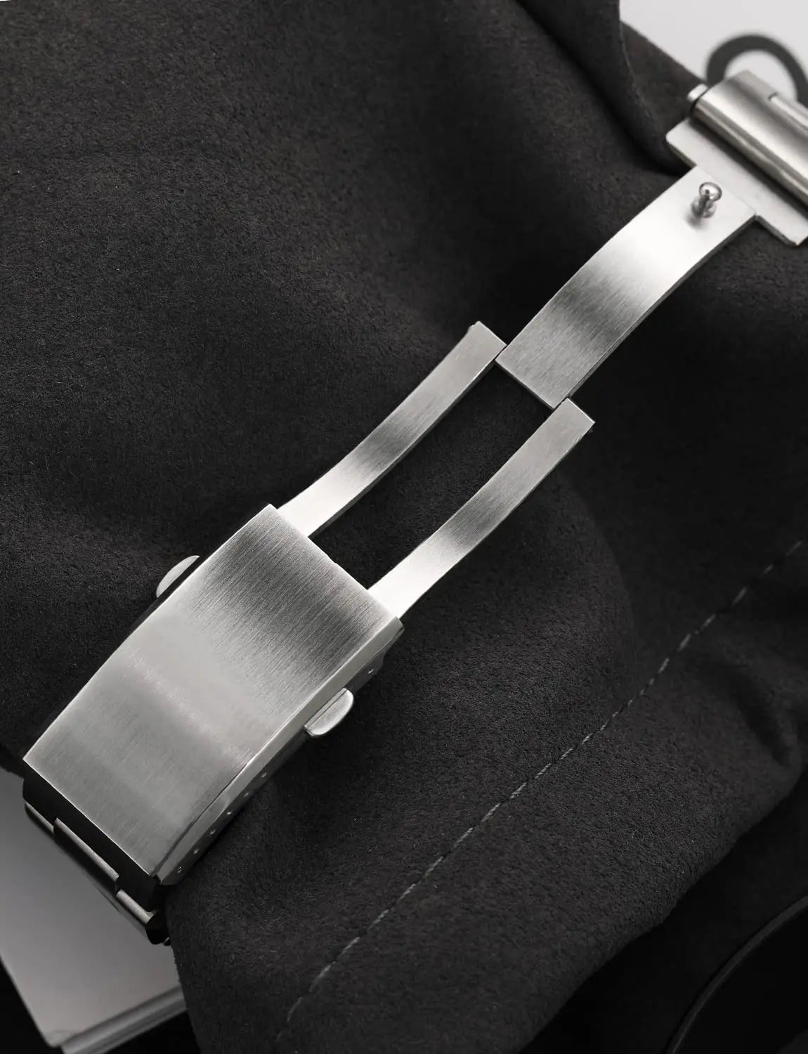 Watchdives Stainless Steel Watch Clasp – 16mm/18mm/20mm/22mm Folding Safety Milled Deployant Replacement Buckle