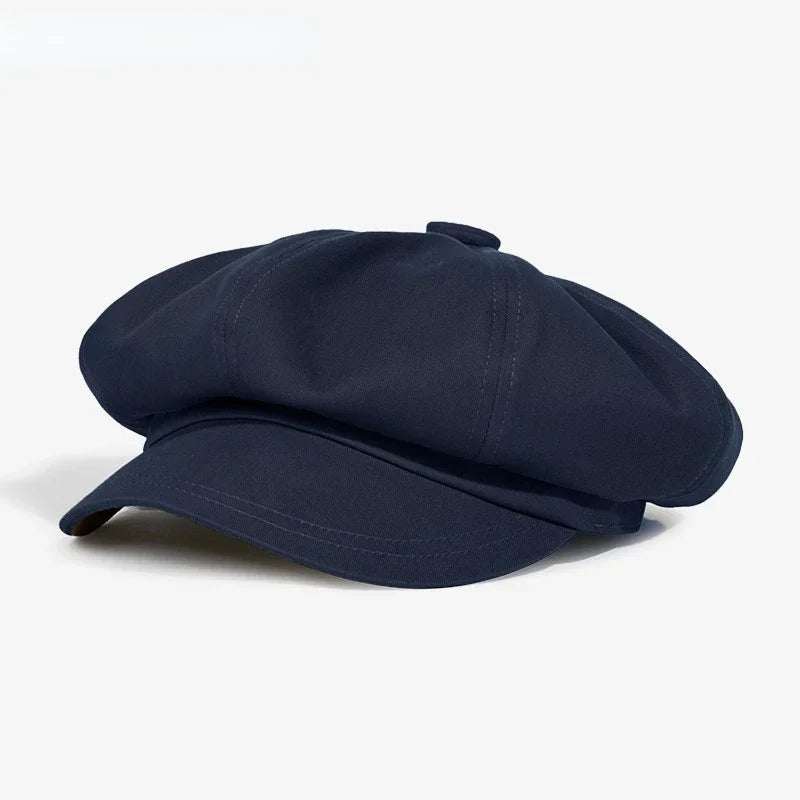 Fashion Beret Hat for Men and Women - Spring Summer Versatile Classic Casquette, Retro Octagonal Painter Sun-Cap for Teens