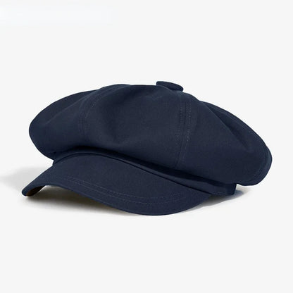 Fashion Beret Hat for Men and Women - Spring Summer Versatile Classic Casquette, Retro Octagonal Painter Sun-Cap for Teens