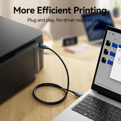 Vention USB Printer Cable USB 3.0 Type A to B Male Cord for Canon Epson HP Label Printers and DAC Devices