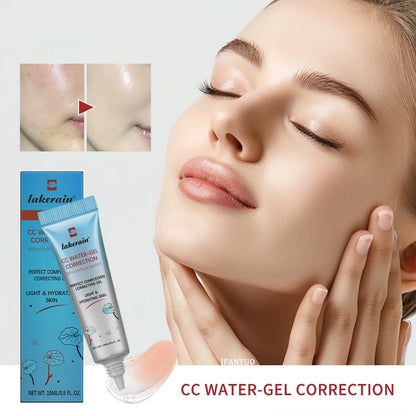 CC Red Correction Cream Primer – Moisturizing Waterproof Base with Centella Asiatica for Concealer & Foundation Prep