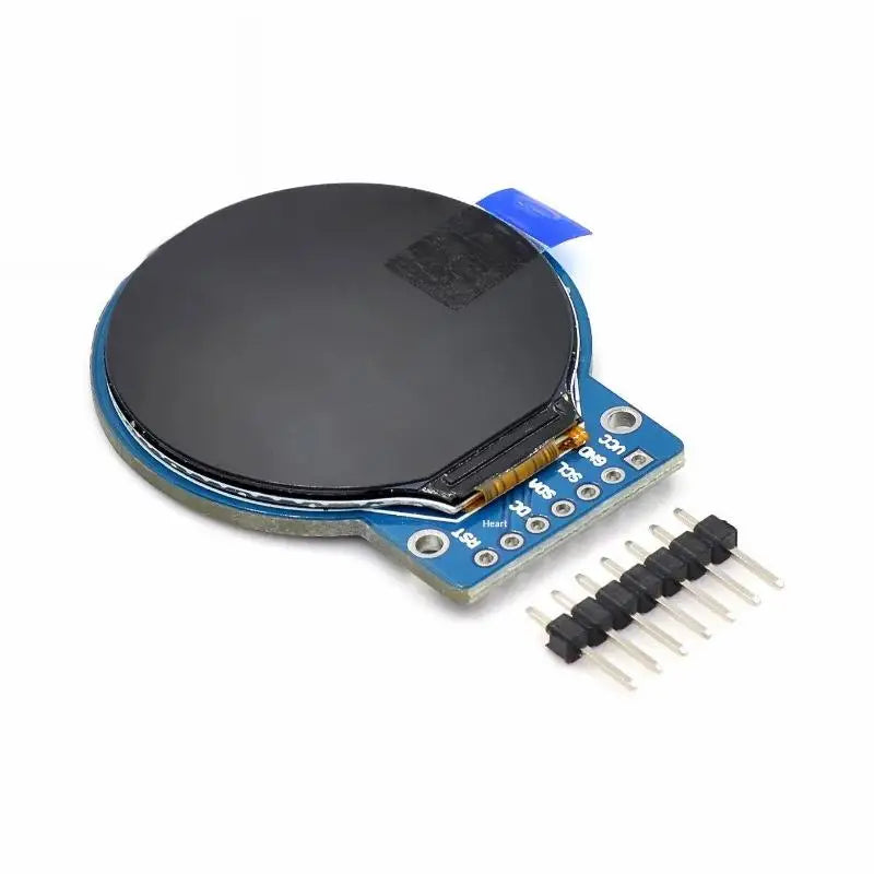 1.28-Inch Round TFT LCD Display Module 240x240 - GC9A01 RGB Screen with 4-Wire SPI Interface for DIY Projects