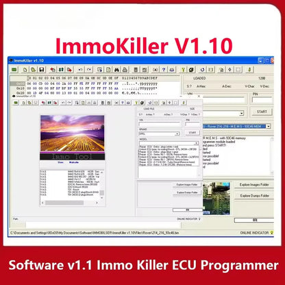 ImmoKiller V1.10 ECU Programmer - IMMO Off & Immobilizer Programming Tool for Automotive Repair