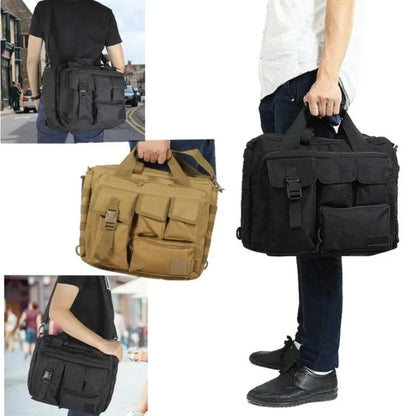 New Tactical Molle Backpack – Nylon Messenger Shoulder Bag, Laptop Briefcase, Outdoor