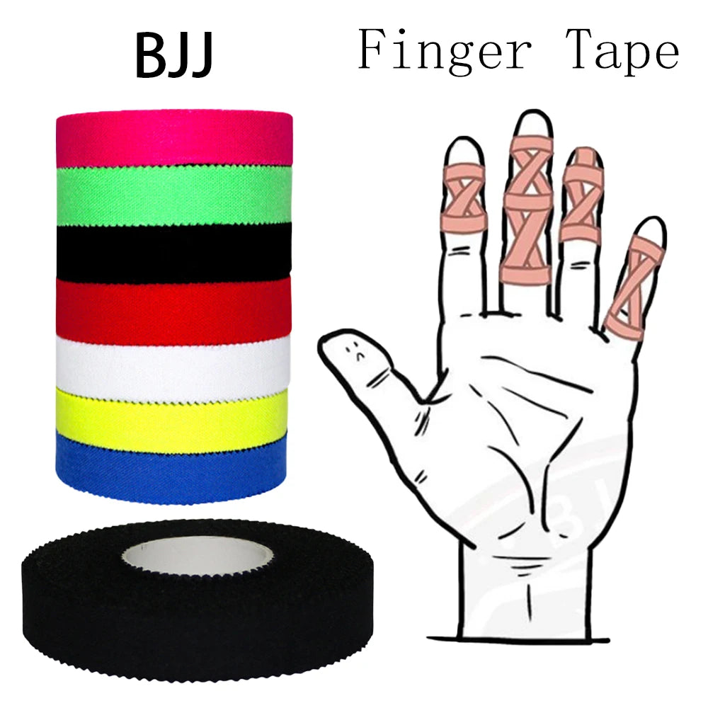Jiu-Jitsu Finger Tape - Elastic Self-Adhesive Bandage Protection for BJJ Sports