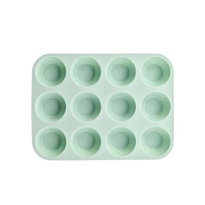 12/24 Hole Silicone Baking Mold - 3D Sphere Chocolate Mold Cupcake Muffin Cake Pan for DIY Dessert Kitchen Tools