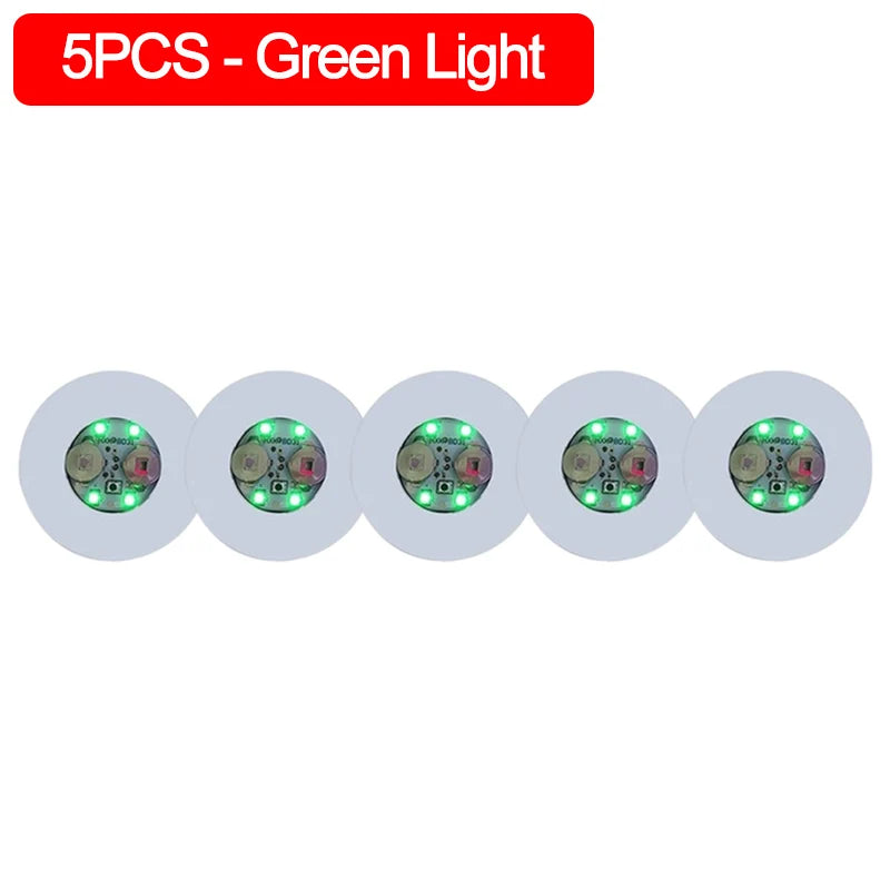 LED Coaster Sticker – Battery-Powered Luminous Glass & Bottle Pads for Bars, Parties, and Drink Decor
