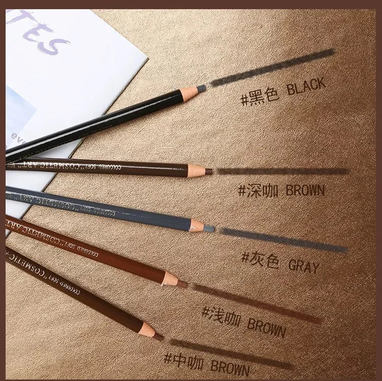 Tear-Off Pull Line Eyebrow Pencil – No Sharpening, Natural Color, Sweat & Smudge Proof Eyebrow Pencil