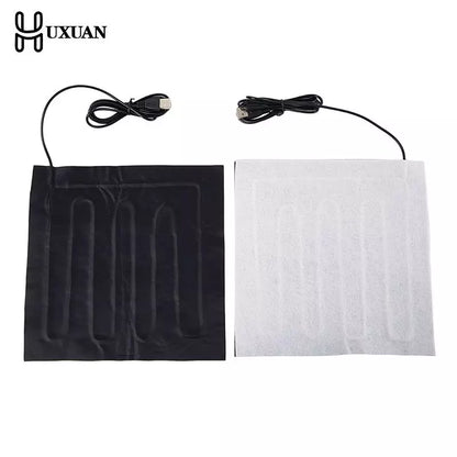 5V USB Heated Vest with Fiber Heater Carbon - Electric Heating Clothes Warmer Pads for Men, Soft Cushion Winter Jacket