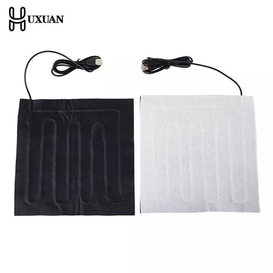 5V USB Heated Vest with Fiber Heater Carbon - Electric Heating Clothes Warmer Pads for Men, Soft Cushion Winter Jacket