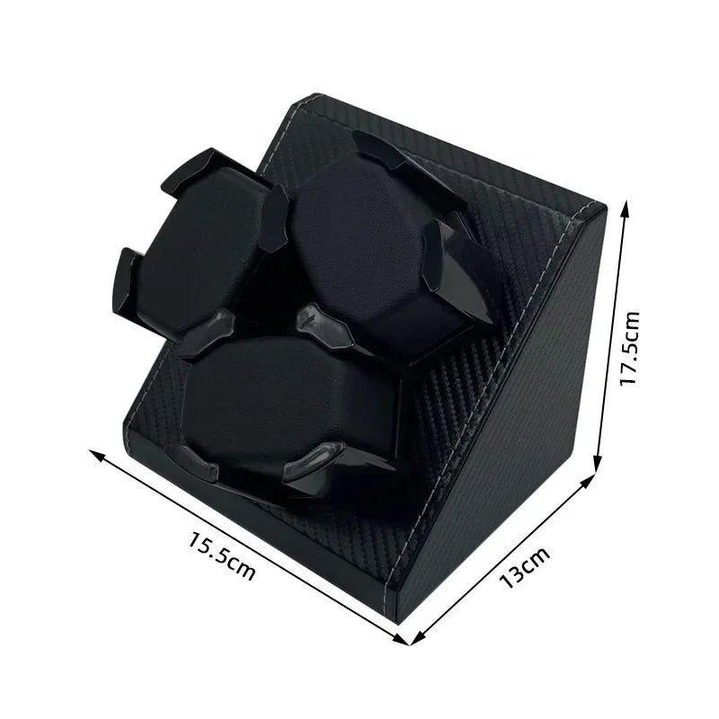 FRUCASE Watch Winder – Automatic 3-Watch Rotating Storage Case with 2 Modes & Memory Cotton