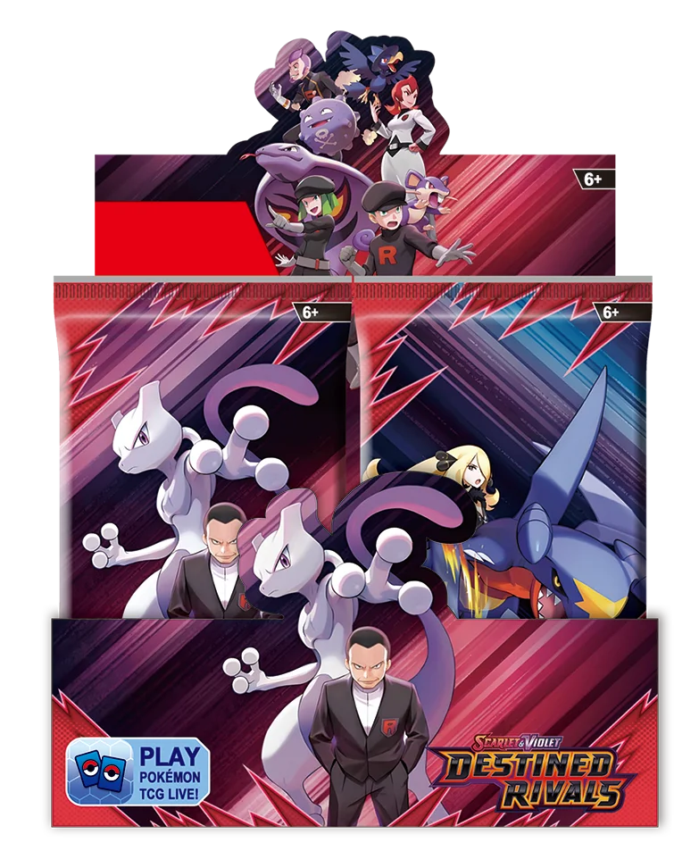 360Pcs Pokemon Cards – Destined Rivals Prismatic Evolutions Scarlet & Violet PALDEAN English Booster Pack