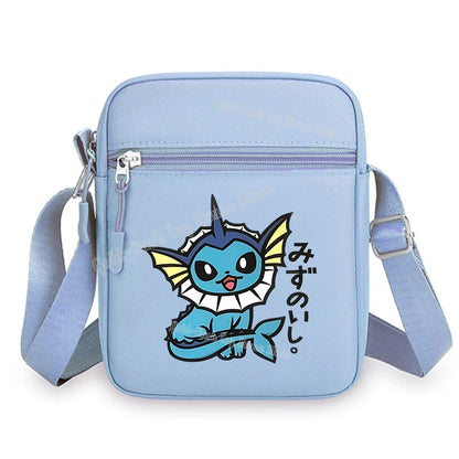 Pokemon Pikachu Cartoon Shoulder Bag – Large Crossbody Messenger Bag for Boys & Girls School Handbag