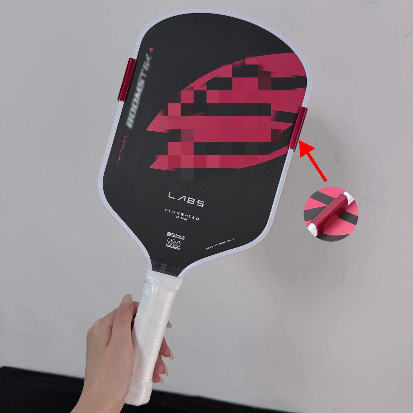 LABS Project BoomSTK Pickleball Paddle - 16mm Boom Core Pure Foam Racket for Players