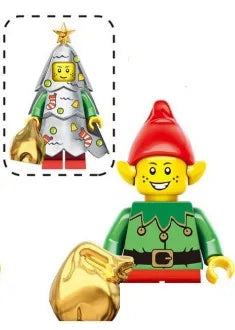 Christmas Building Blocks Toy Set – Santa Claus & Reindeer Action Figures Gift