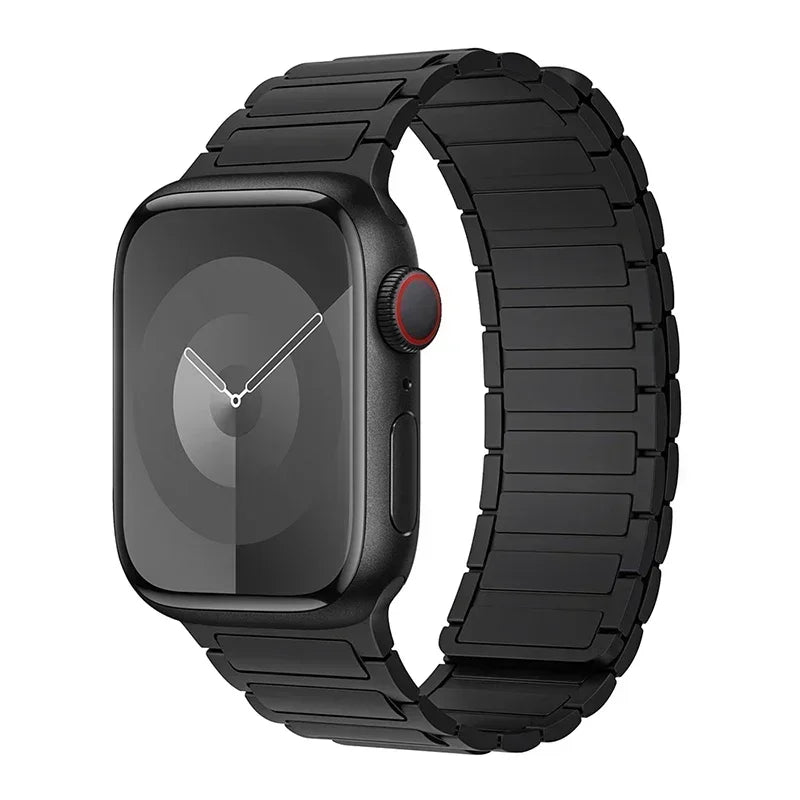 Magnetic Silicone Loop Strap for Apple Watch — 38mm-49mm iWatch Series 3-9 & SE Ultra 2