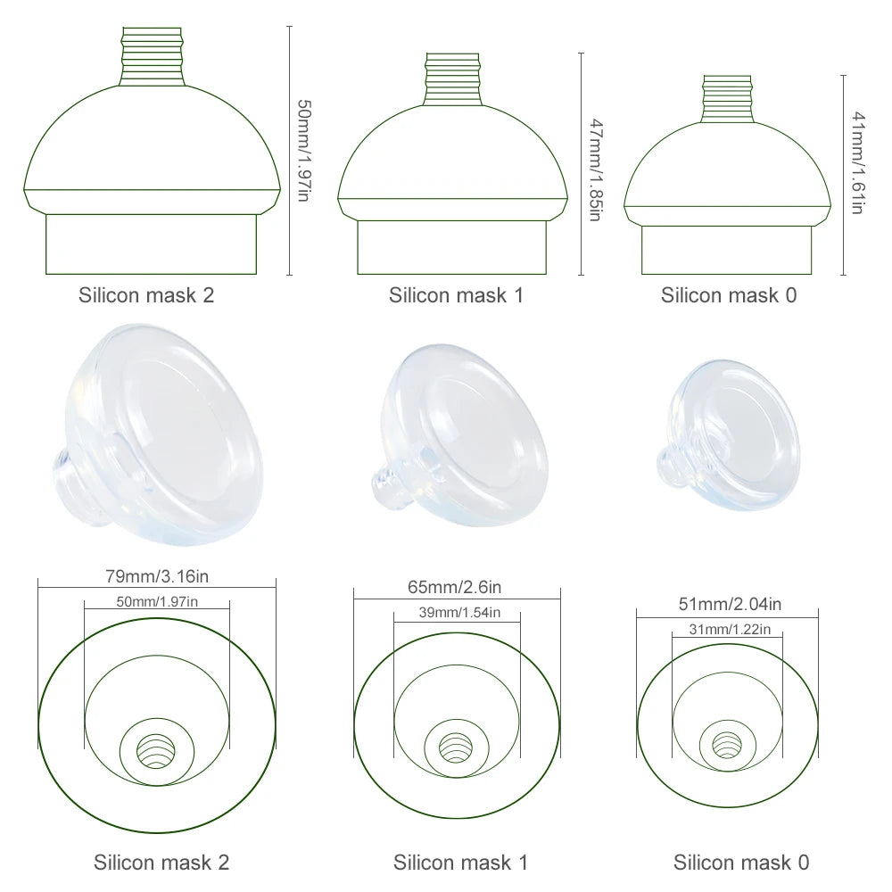 Cat & Dog Aerosol Chamber Inhaler — Portable Pet Spacer with Breathing Indicator Silicone Mask for Veterinary Use