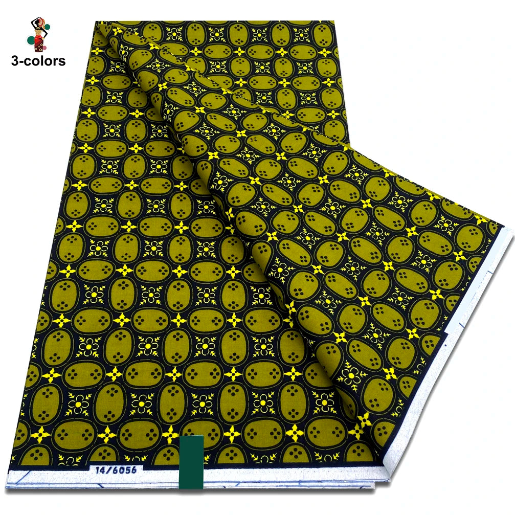 2026 African Ankara Wax Print Fabric - 100% Cotton Soft Dutch Hollandais Pagne for Dresses